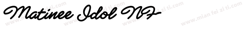 Matinee Idol NF字体转换